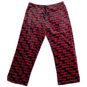 Graphic Print Fleece Pajama Pants Savage Women 3X Comfy Cozy Cabincore Lounge